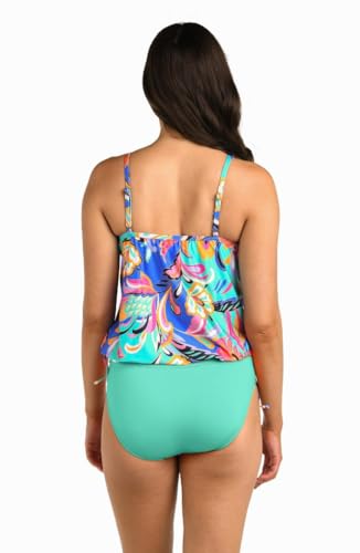 24th & Ocean Women's Standard Side Tie Tankini Swimsuit Top2
