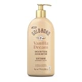 Gold Bond Softening Cashmere Cream Body Lotion, Vanilla Dream Scent, 24-Hour Hydration with Shea...