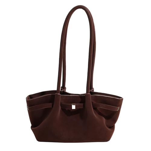 Sac à bandoulière pour femmes grand format en cuir PU noir