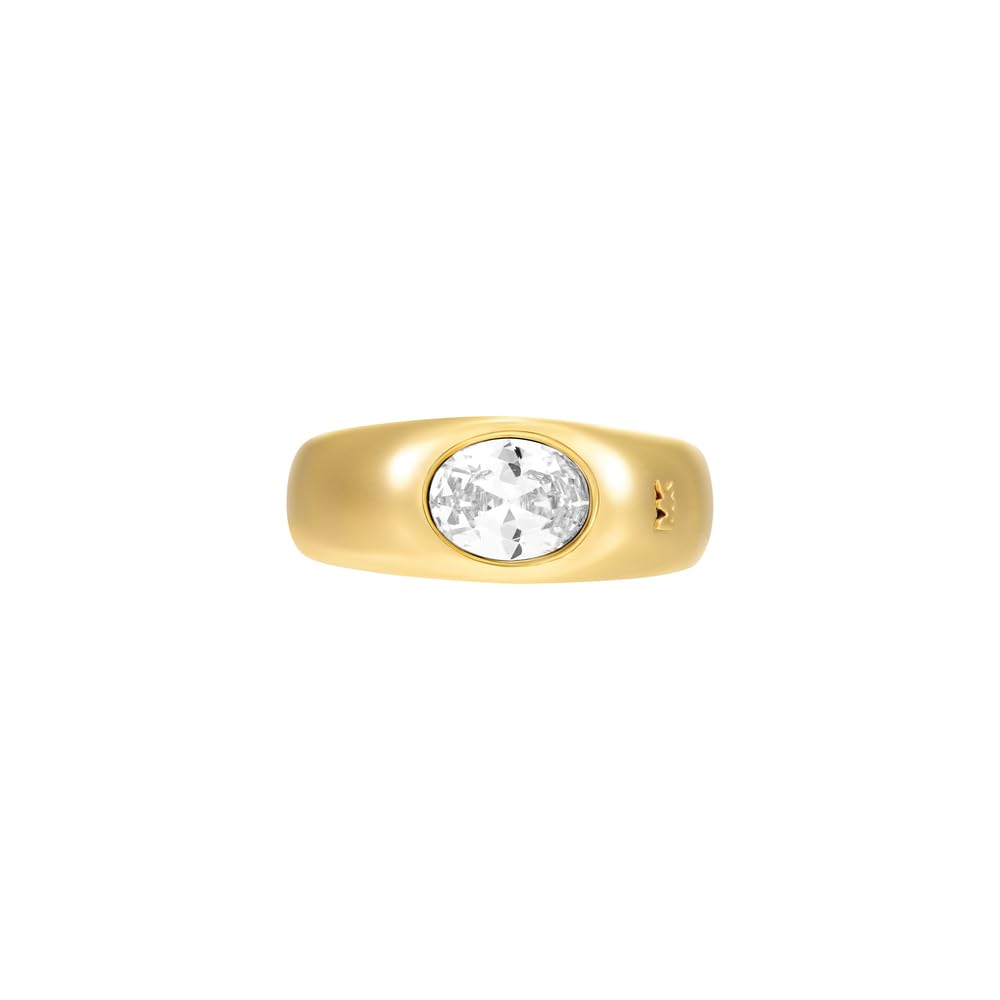 Michael Kors Premium Women's Gold-Tone Brass Ring, MKJ84827107