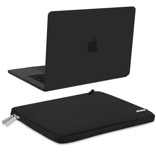 Carcasa MacBook Pro 16 kit con funda portátil negra compatible con modelos M1 a M5