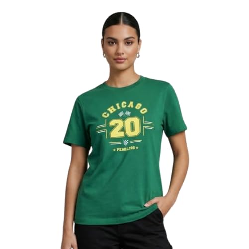 Image of Nobero Women's Graphic Printed T-Shirt | Regular Fit 180 GSM Cotton Tee for Women | Comfortable Round Neck Casual Wear
