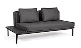 Photo Gallery decor space divano con 2 posti lounge matrix, struttura in alluminio, cuscini imbottiti e comodi (antracite) Photo Gallery decor space divano con 2 posti lounge matrix, struttura in alluminio, cuscini imbottiti e comodi (antracite)