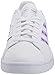 adidas Women's Grand Court Sneaker, ftwr White/Silver met./silver Met, 9.5 M US