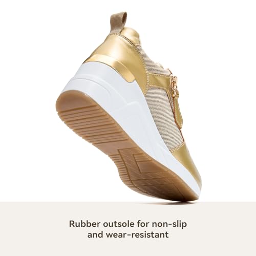 Image of High Heel Wedge Sneakers for Women