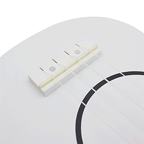 Ukulélé en bois de tilleulélé 53 cm avec accordeur de cordes en nylon pour une performance – Blanc - Les Beatles, Paul McCartney, John Lennon, RIngo Starr, George Harrison Ukulélé en bois de tilleulélé 53 cm avec accordeur de cordes en nylon pour une performance - Blanc – Image 7