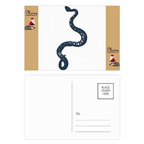 Cartes postales serpent noir lot de 20 pour correspondance