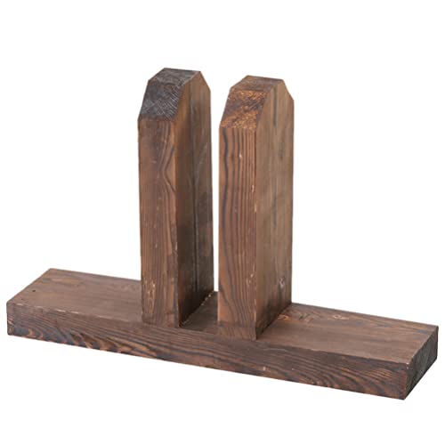 Yardwe Zaunsockel Aus Holz Für Gartenzäune Stützsockel Für Kleine Zäune Holzzaunstütze Als Gartenbedarf Zaunzubehör Mit Glatter Oberfläche Kinderleicht Zu Montieren Als Zaunständerstütze