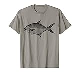 Pompano vintage Style Pompano Fishing retro gift T-Shirt