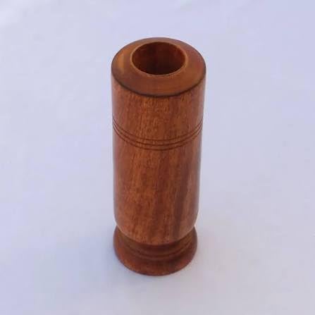 Image of Vijaysar Wood Glass for Diabetes | Ayurvedic Pterocarpus Marsupium Wooden Tumbler | Vijaysar Ki Lakdi Ka Glass | Herbal Sugar Control Bija Wood Drinking Glass