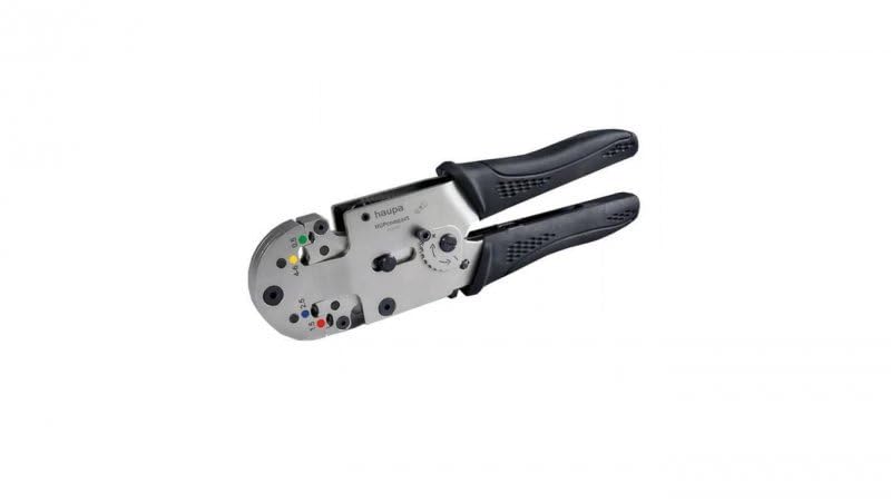 Pince à sertir Haupa 213090 pour réussir vos câblages de fils fins 0,1-6 mm²