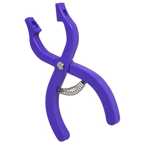 UPTTHOW Safety Eyes Jig Pliers Auxiliary Tool for Attaching Doll Eyes and Noses for Amigurumi and Crochet DIY Craft Install Accessories Supplies for Stuffed Animals Purple