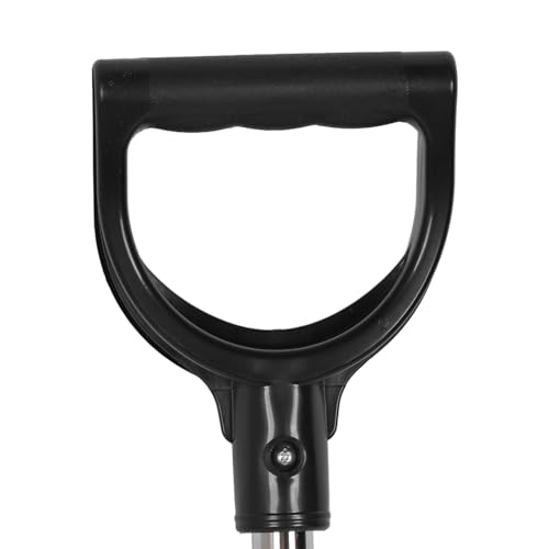 Eujgoov Extendable Car Snow Shovel, Stainless Steel Lightweight Removal Shovel for Efficient Snow Clearing, Portable Tool for Vehicle in Snowy Conditions (Silver White)