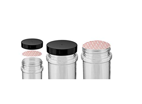 SanDaveVA 58 mm Pressure Sensitive PS Foam Cap Liners Tamper Seals Cap Liner Sealed for your Protection (50)