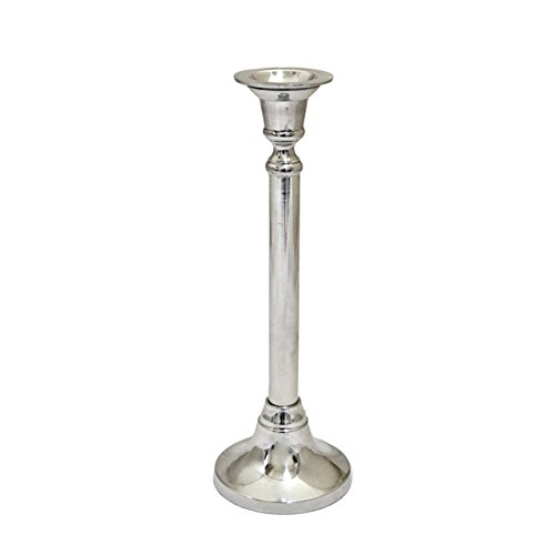 2 x silver Jupiter Candlestick Height 30 cm great for displays all around the house