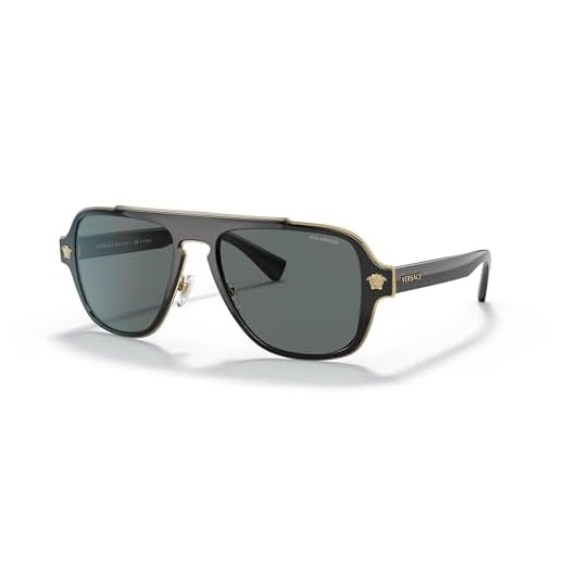 Versace Män VE2199 56 solglasögon 56 mm, Flerfärgad (Mehrfarbig)