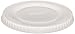 Dixie PL4 Plastic Lid Fits 3.25 oz. and 4 oz. Dixie Plastic Souffle Cups, Translucent (Case of 24 Sleeves, 100 Lids per Sleeve)