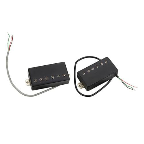 TOPPERFUN Juego De 2 Pastillas De Repuesto Para Ukelele Acústico-eléctrico Color Negro Mate De Alta...