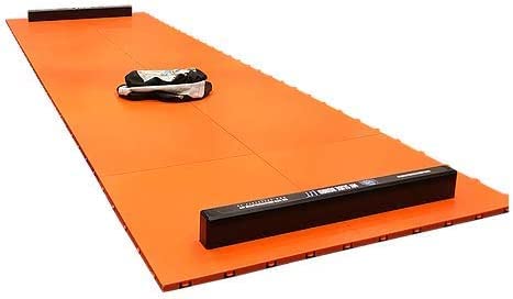 Hockey Revolution Slideboard LIT - Cardio Workout - Easy to Use and Store - Workout Slide Board Training Equipment for Hockey, Skating, Tennis, Running, Skiing - Adjustable Length - Used by The Pros Cover