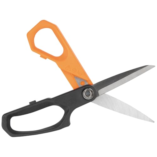 Klein Tools B2109 Heavy Duty Scissors, Multipurpose Utility Shears for Cutting Fabric, Cardboard, Plastic, Metal and More, Stainless Steel, 9-Inch image 6