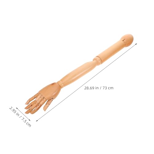 Brazos de maniquí de madera con articulaciones móviles de alta gama 3