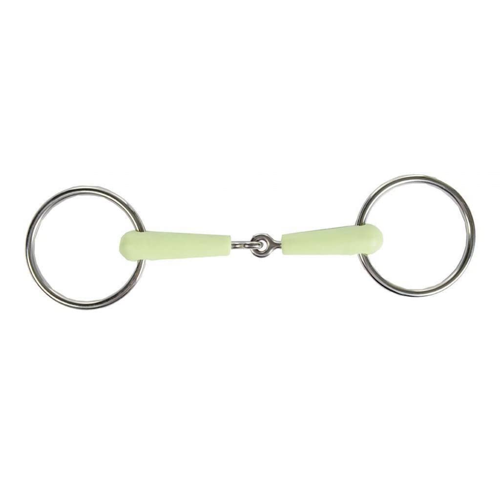 HKM Loose ring snaffle 18 mm, apple flavour Silver 70