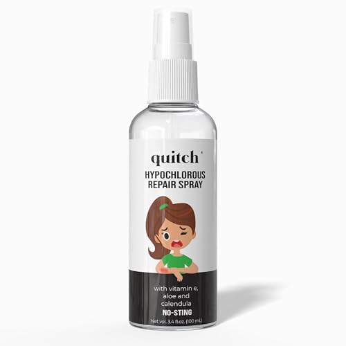 Image of quitch Hypochlorous Skin Repair Spray, Eczema Therapy First Aid Spray | Dry Skin Treatment, Cleansing Wipe before Eczema Cream, Sensitive Body and Face Wash, Itch Relief