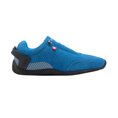 Image of LUDIC Motorsport Men's Sneaker | Premium Suede Low-Profile Driving Shoe | Racetrack Engraved Outsole