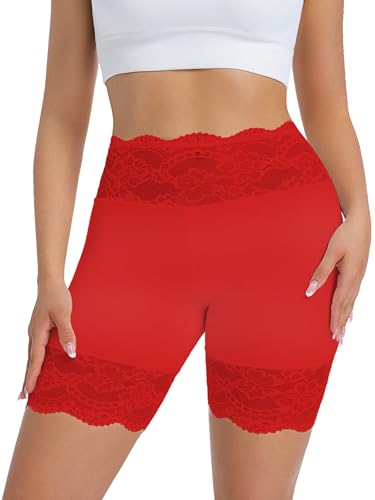 Image of Hibluco Slip Shorts For Under Dresses Anti Chafing Boyshort Women Underwear