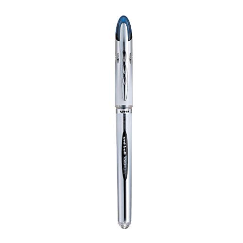 Image of Uniball uni-ball UB-215 Refillable Liquid Ink 0.5 mm Micro Roller Pen, Blue Ink, Pack of 3 Vision Elite Roller Pen (Blue,1 Piece)