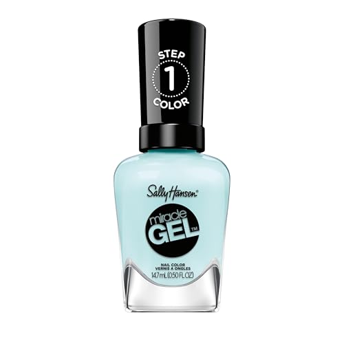 Sally Hansen Sally Hansen Miracle Gel Nail Polish, Grand Cyan, 14.7ml – Image 2