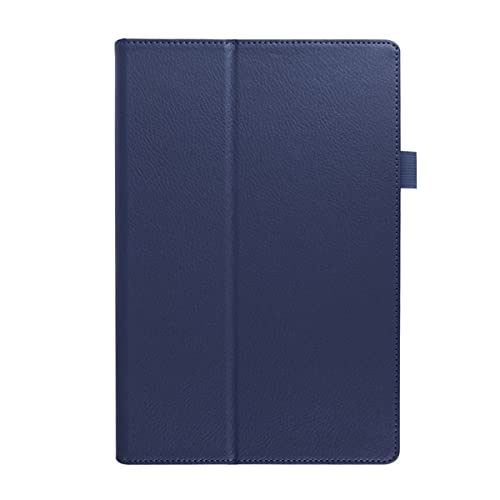 INSOLKIDON Compatible con Sony Xperia Tablet Z   10.1 Inch Tablet Funda Protectora de Cuero Bumper Protección Carcasa con Soporte Función, Auto Sueño/Activación Funda Plegable (Azul Marino)