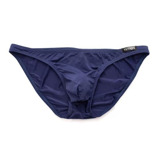TAPUU Mens Ice Silk Low Rise Bikini Briefs Underwear2