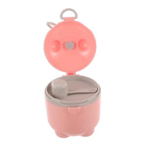 iplusmile Dispensador de Fórmula de Viaje Portátil con Diseño Bonito Contenedor Hermético para Alimentos Infantiles para Cereal y Leche Polvo Espacio Material