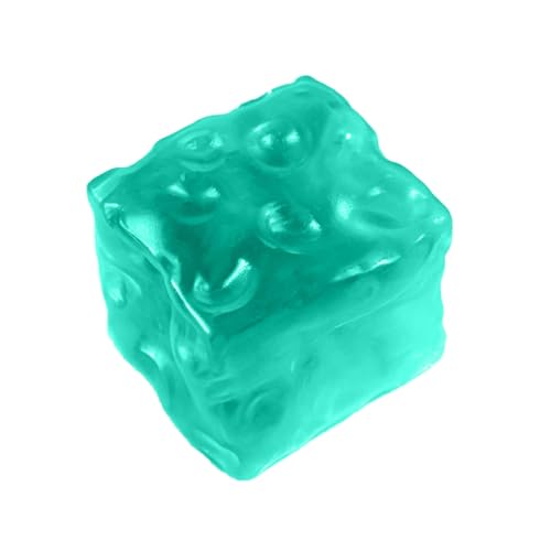 Cubo Squishy Pelota transparente antiestrés aplastante de TPE suave, cubo sensorial colorido para aliviar el estrés y relajarse, perfecto juguete de regalo como obsequio 02