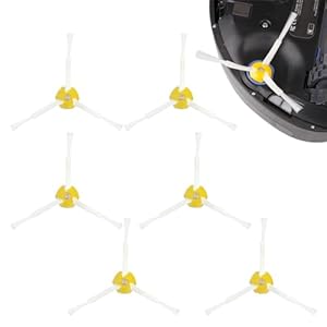 6er Pack Ersatzbürsten Set,Ersatz-Seitenbürsten mit 3 Seitenbürsten,Kompatibel mit Roomba 600/700/800/900 Series 614 675 692 677 850 860 865 870 880 885 890 960Roomba Zubehör Saugroboter Ersatzset