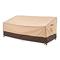 F&J Outdoors Patio Sofa Covers Waterproof UV Resistant Anti-Fading Outdoor 2-3 Seater Bench Cover, 62" W x 33" D x 32" H