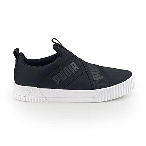 Tênis Carina Slip-On Bdp, Puma, Feminino, Preto/Branco, 37