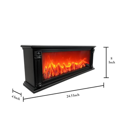Image of Metro Kreation Led Fireplace Lantern Flame Effect Led Fire Lamp for Home Living Room Office Lamp | Home & Garden | Lamps Size 24 Inch (No Battery Included)