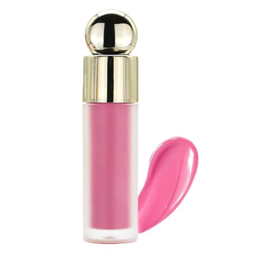 Pink Liquid Blush, Face Makeup Blush, Smudge Proof Long Lasting, Lightweight Lip Color, Ideal for Women, Daily Wear, Events, Travel, Beauty Routine, Outdoor, 0.91x3.35 inches