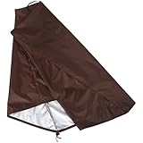 DECOMELODY Wetterfeste Gartenschlauch-trommel-abdeckung aus Robustem Oxford-gewebe Uv-beständig Staub Winddicht mit Zugbandverschluss für Wandmontage Idealer Schutz für Outdoor-schlauchwagen