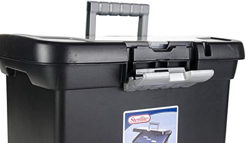 Sterilite Portable File Box, Black (St1871-9004) #TOP3