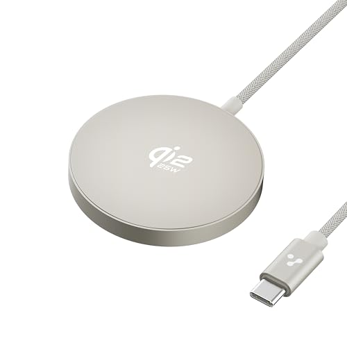 Ambrane 25W Qi2.2 Magsafe Wireless Charger, Fastest Wireless Char...