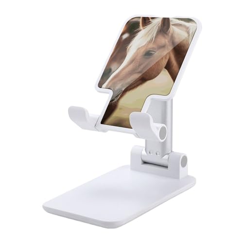 Support téléphone pliable cheval pour éviter les chutes de smartphone sur le bureau