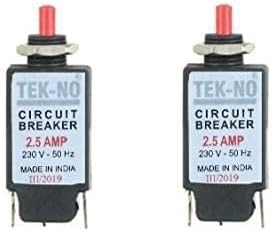 Circuit Breaker Juicer Grinder over Load Protector Switch, Circuit Breaker for Mixers Upto 750 watt 2pcs (Black)