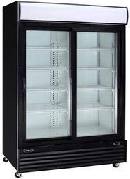 Kool-It KGM-42 52-3/10' Double Door Refrigerated Merchandiser, 37.1 Cubic Feet