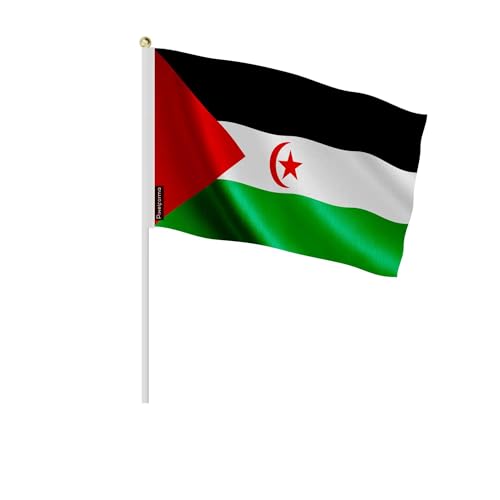 Drapeau République sahraouie RASD petit format 14x21 cm lot de 100 unités