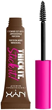 NYX PROFESSIONAL MAKEUP Thick It Stick It Thickening Brow Mascara, Eyebrow Gel - Brunette