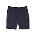 French Toast Big Girls' Stretch Pull-on Tie Front Short, Navy, 12