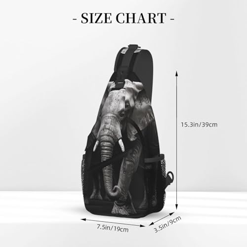 Bolso tipo bandolera deportivo para mujer y hombre negro miniatura 2
